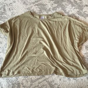 Athleta Olive Short Sleeve Tee